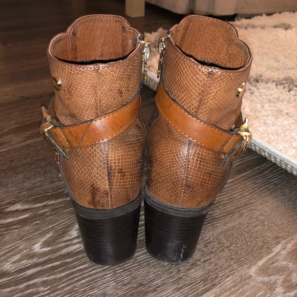 Brown Leather Booties - Picture 5 of 5